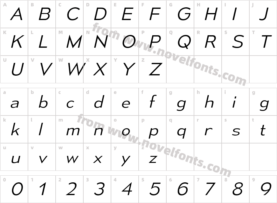 Mesmerize Se Lt ItalicCharacter Map