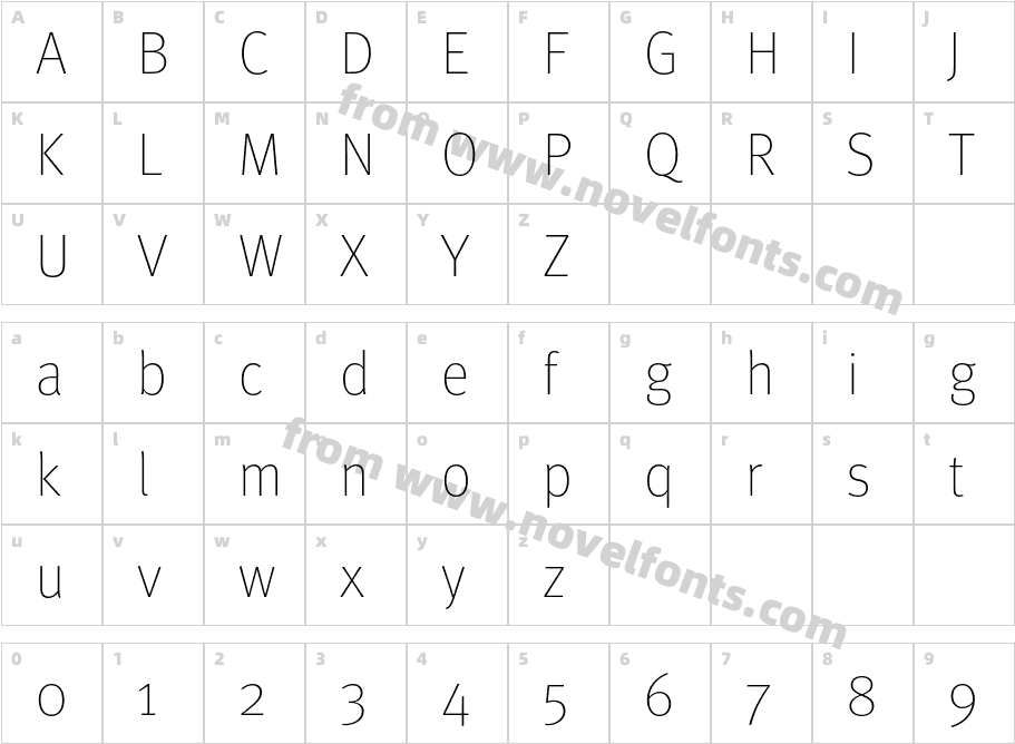 Meta Pro ThinCharacter Map
