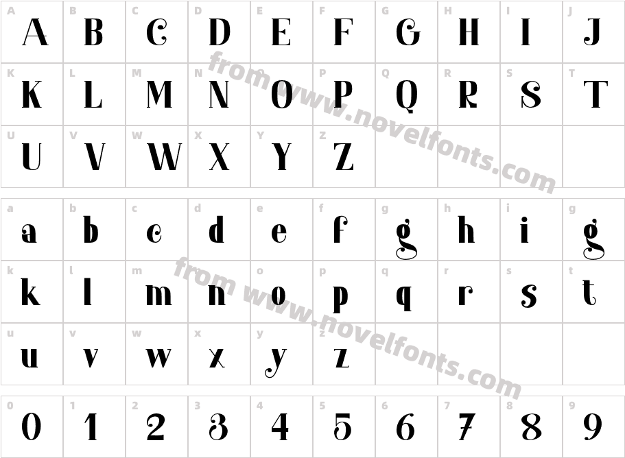 Mextpro RegularCharacter Map