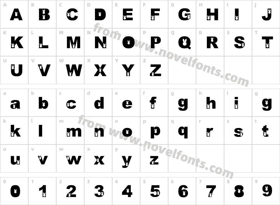 Michousa2Character Map