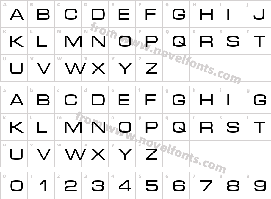 MicraCharacter Map