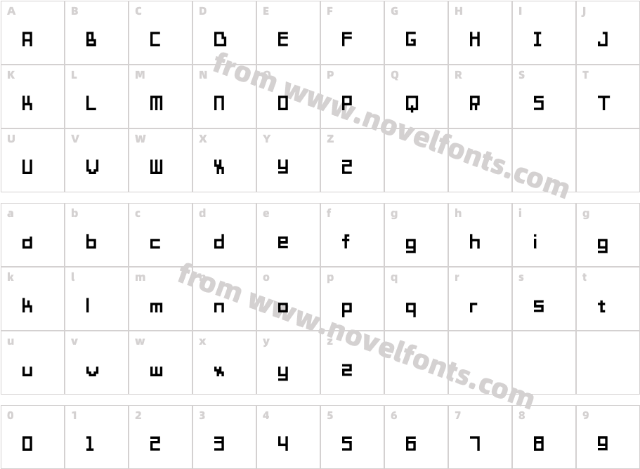 Micro BitCharacter Map