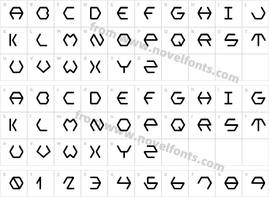 Metal On MetalCharacter Map