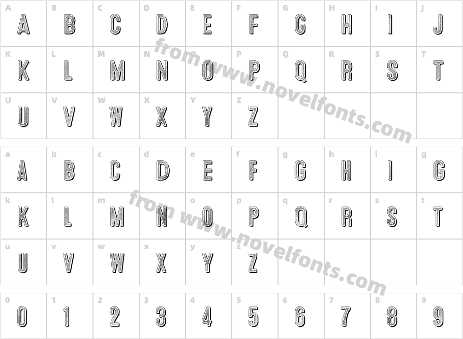Microbrew Soft TenCharacter Map