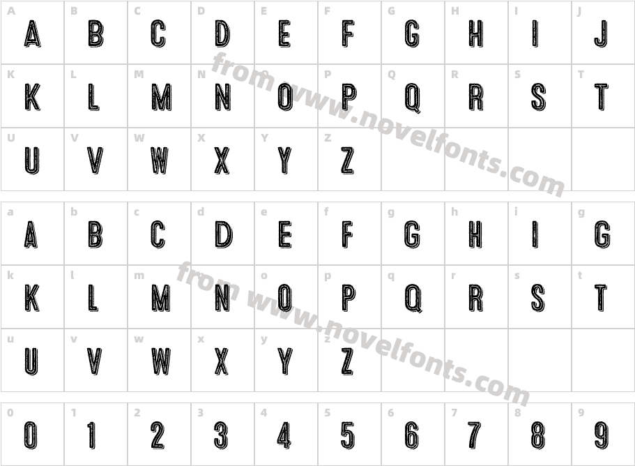 Microbrew Three CombinedCharacter Map