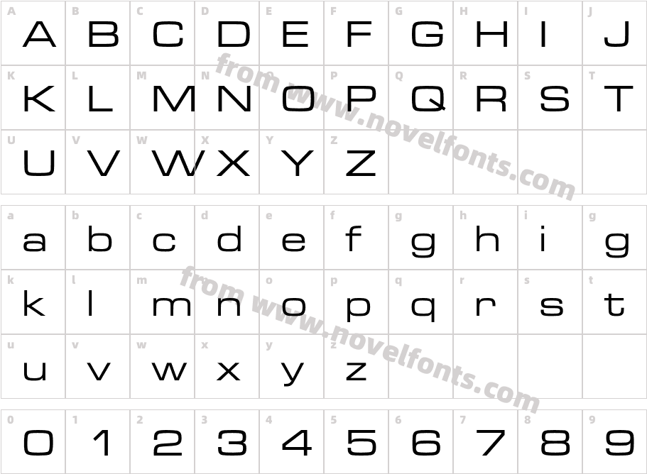 Microgramma ExtD MedCharacter Map