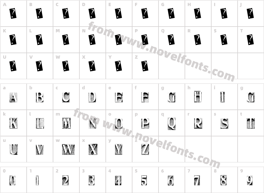 MetalBlockThreeCharacter Map