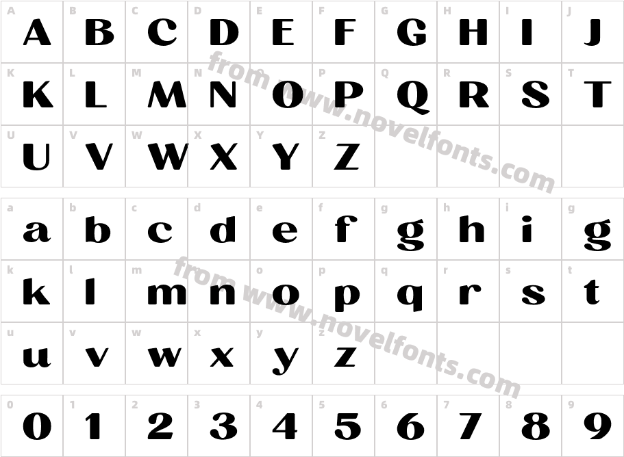 Milgran ExpandedCharacter Map