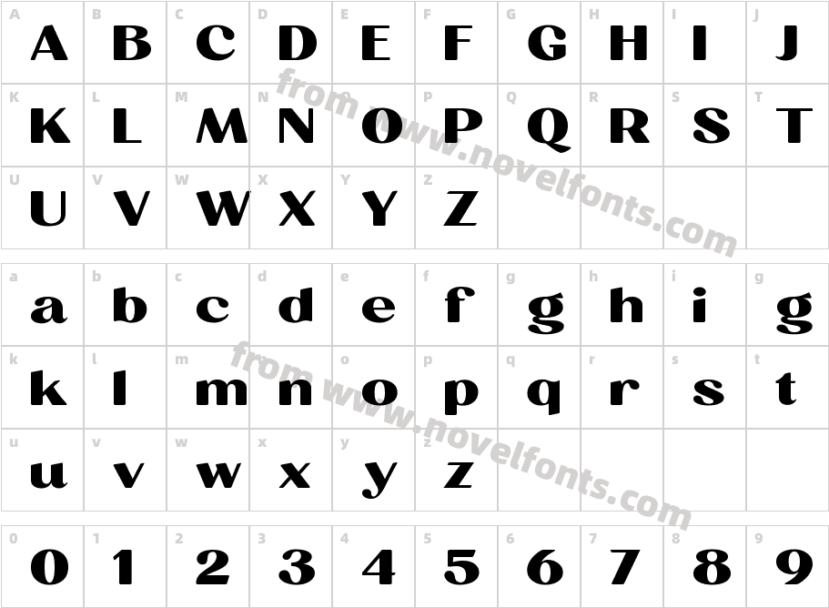 Milgran ExpandedCharacter Map