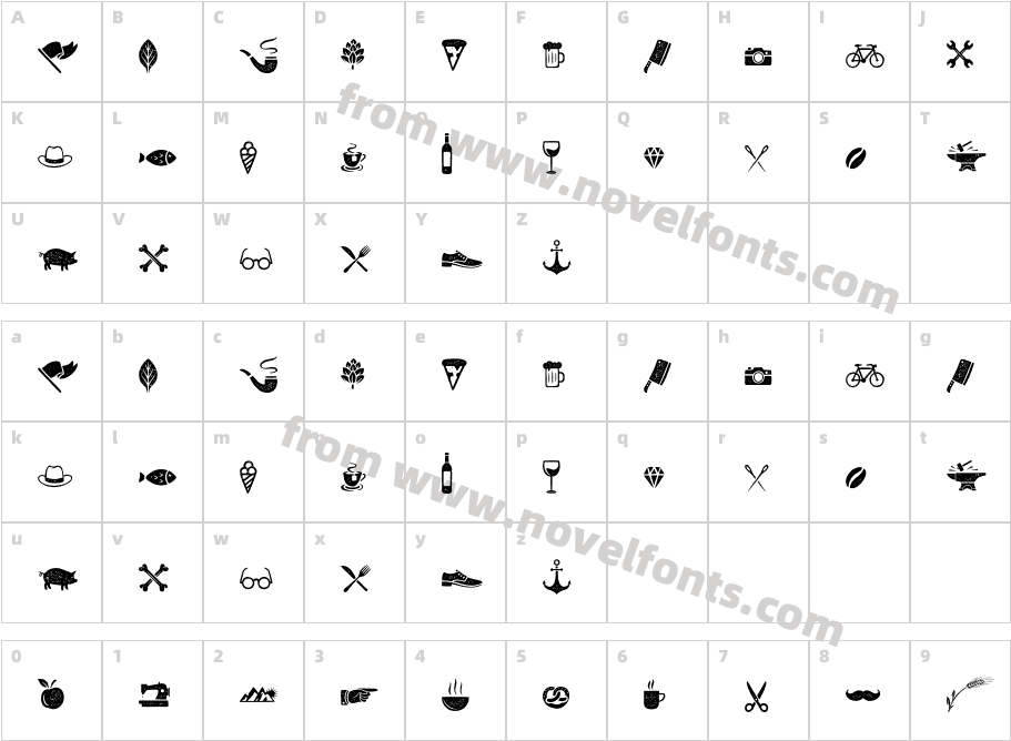 Milkstore 06 TexturedCharacter Map