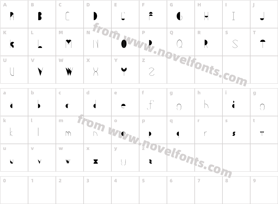 MetisRegularCharacter Map