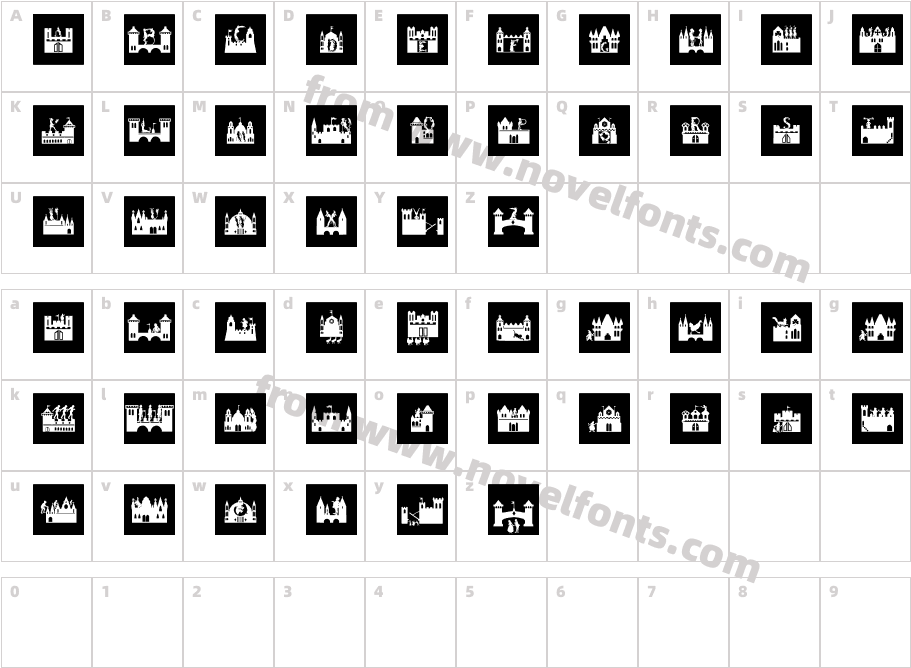 Minido MinversCharacter Map