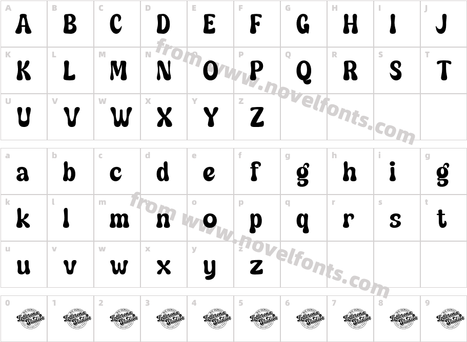 Mintage Twentys DEMO VERSIONCharacter Map