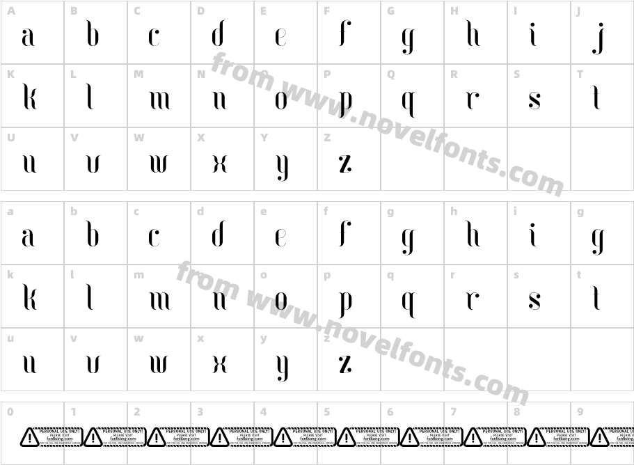 Miracle PERSONAL USE ONLY!Character Map