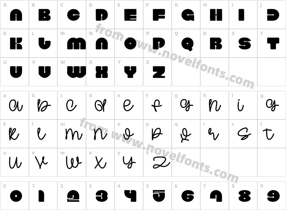 MixpieCharacter Map