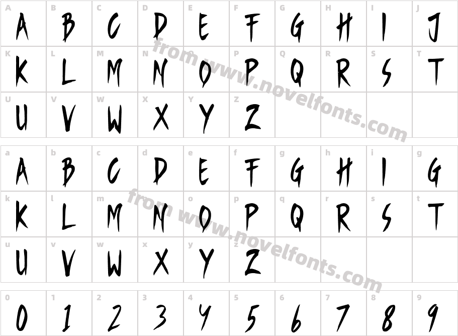 MondayCharacter Map