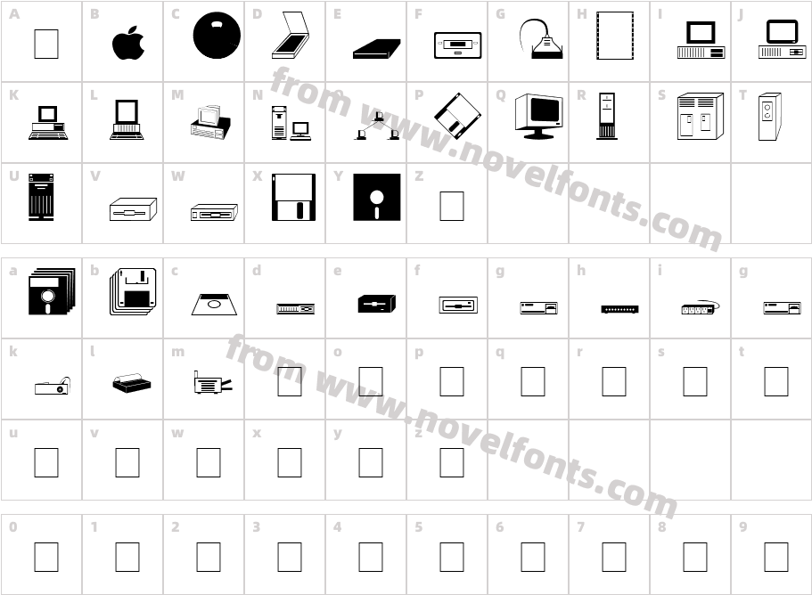 Monitor NormalCharacter Map