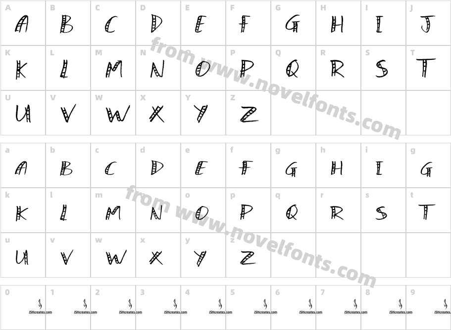 Monkey MagicCharacter Map