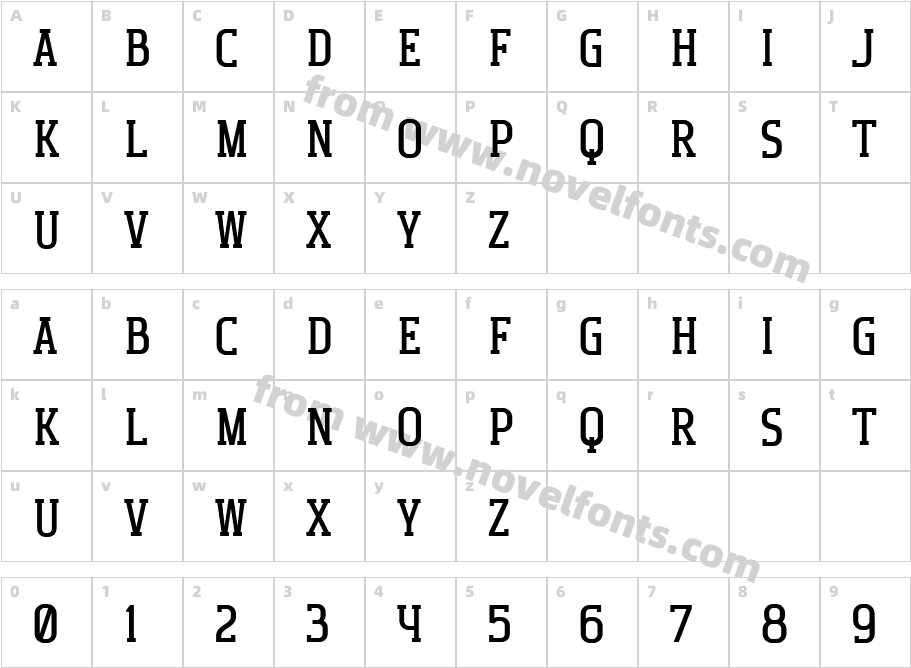 Monogram HolderCharacter Map