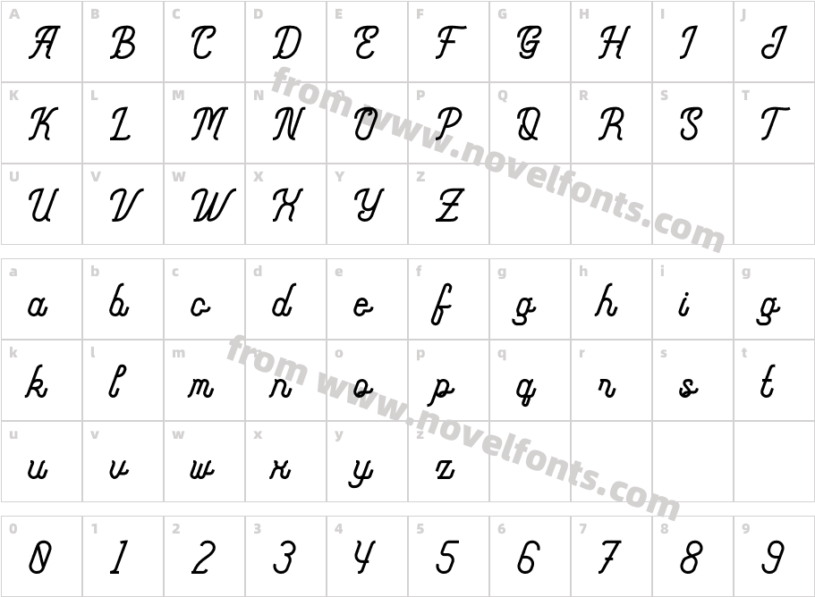 Monoline FighterCharacter Map