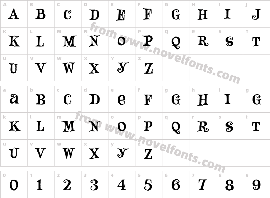 Monster Fiesta W01 RegularCharacter Map