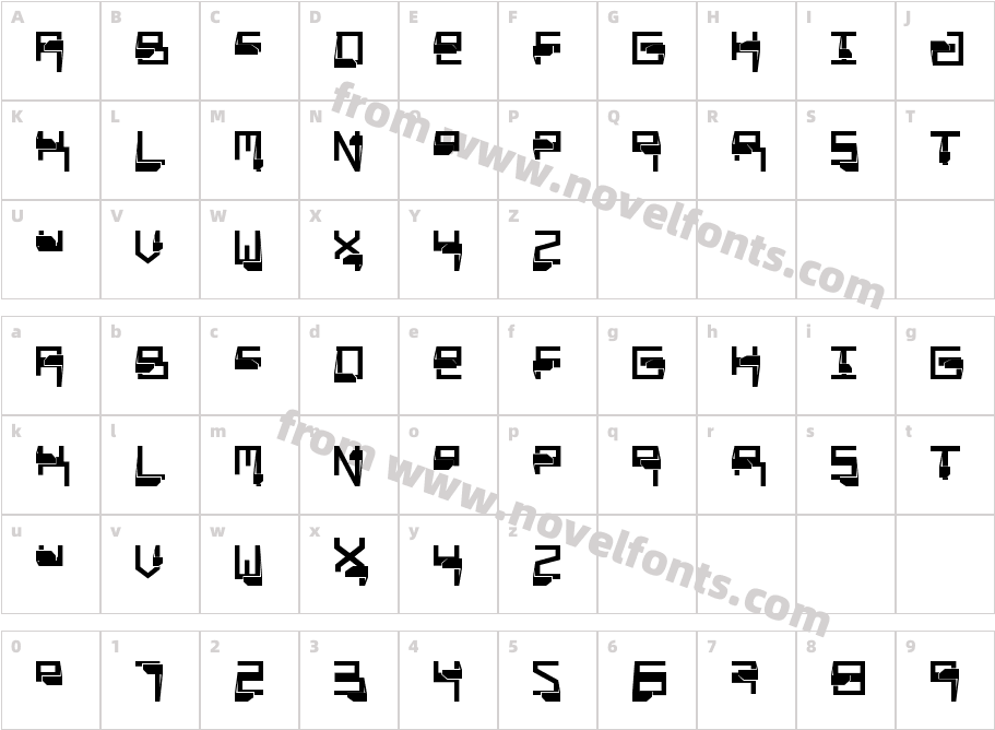 MiaouCharacter Map