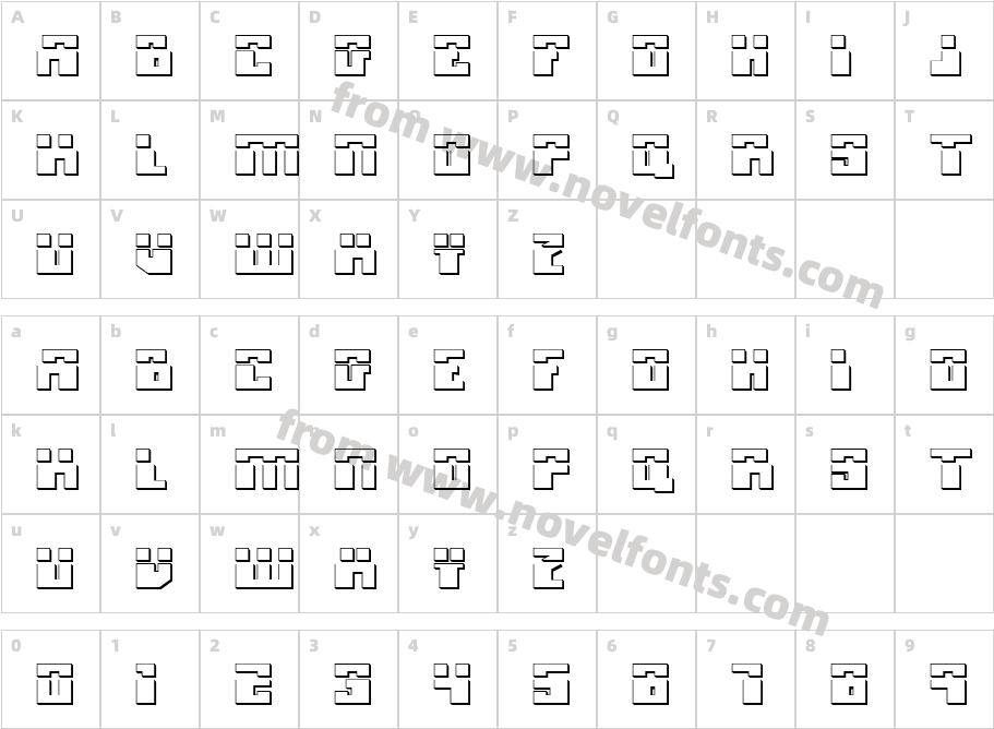 Micronian Laser 3DCharacter Map