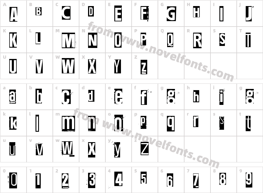 More than 50.000Character Map