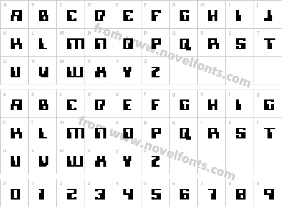 Micronian LightCharacter Map