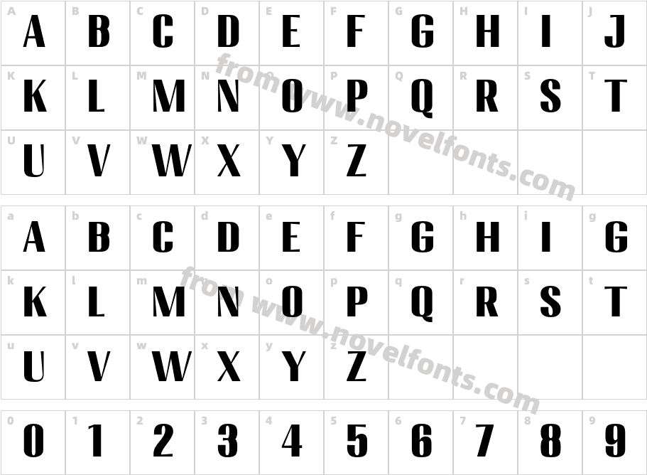 Migha-BlackSemiExpandedCNTRCharacter Map