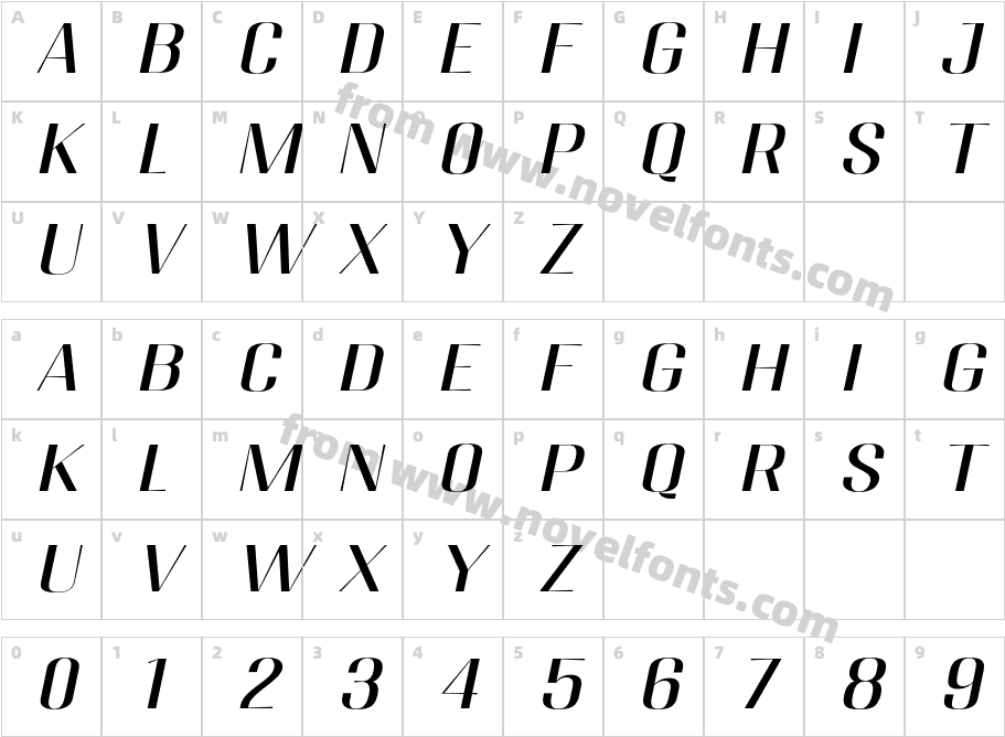 Migha-ExpandedSlantCharacter Map