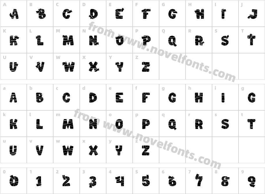 Mummified FillCharacter Map