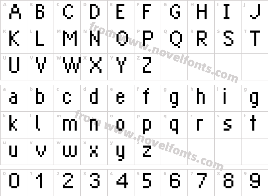 Munica ExtendedCharacter Map