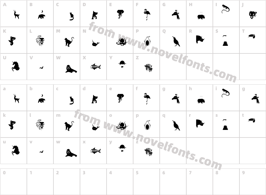 Animal Kingdom Layer TwoCharacter Map