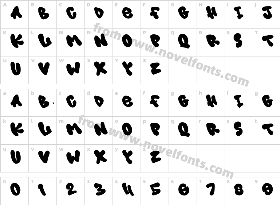 Murals Tribe Letter SolidCharacter Map
