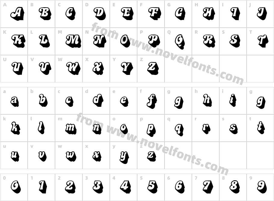 Murdock Bold ItalicCharacter Map