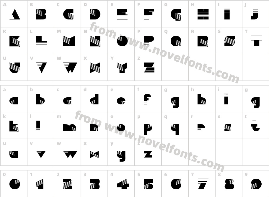 Muse Display S SiCharacter Map