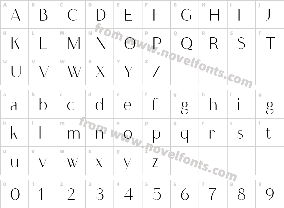 Mylon SemiboldCharacter Map