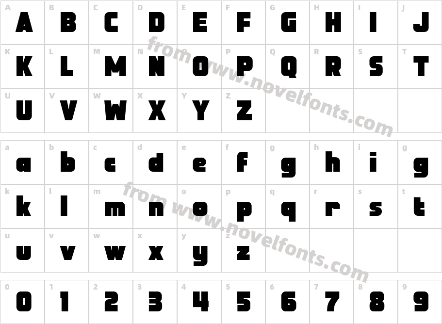 NANDECharacter Map