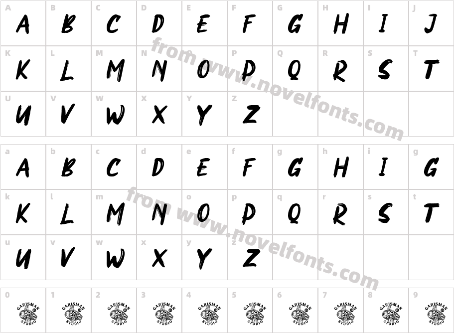NORTHENCharacter Map