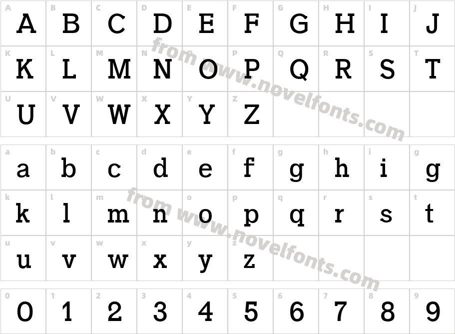 Naava MediumCharacter Map