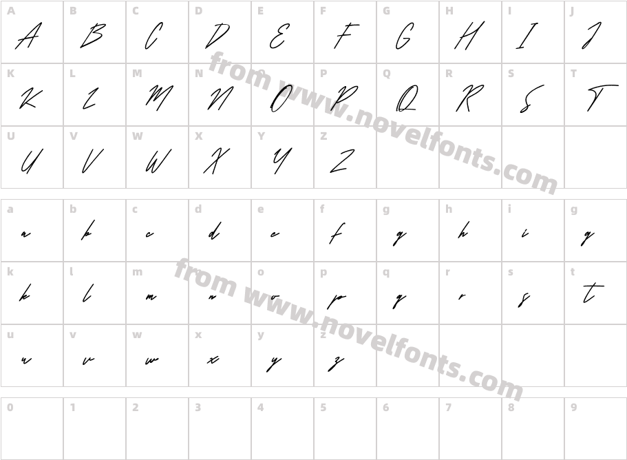 Milatones Free RegularCharacter Map