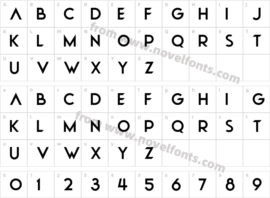 Natural PrecisionCharacter Map