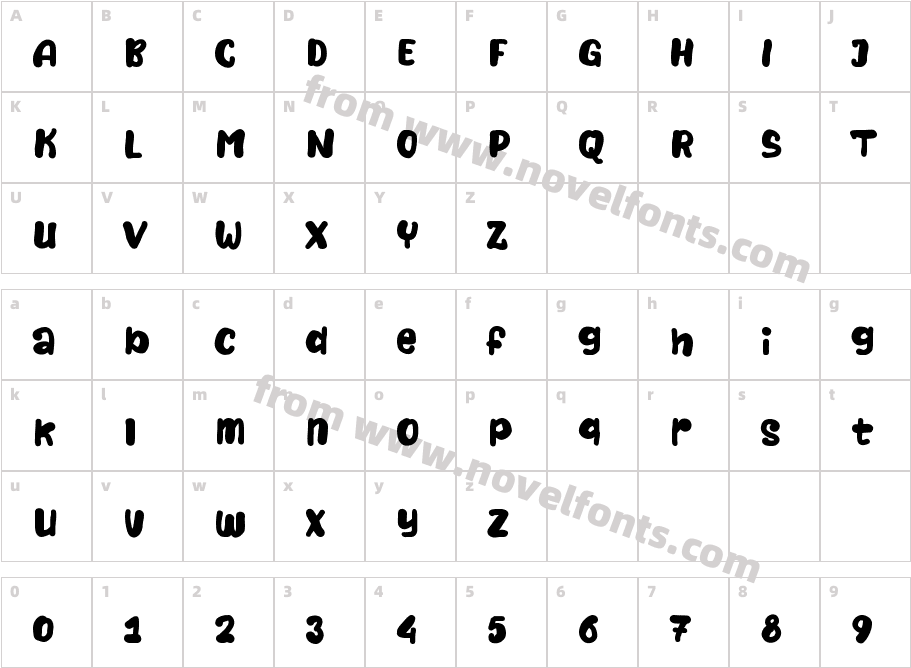 Naturalistic PlaygroundCharacter Map