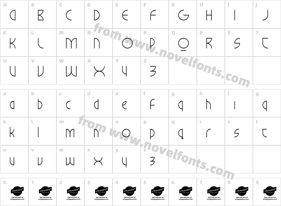 Milkyway Hotel Personal UseCharacter Map