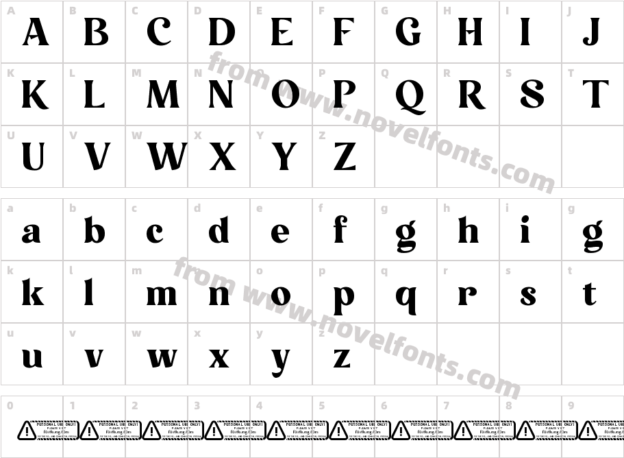 NeomCharacter Map