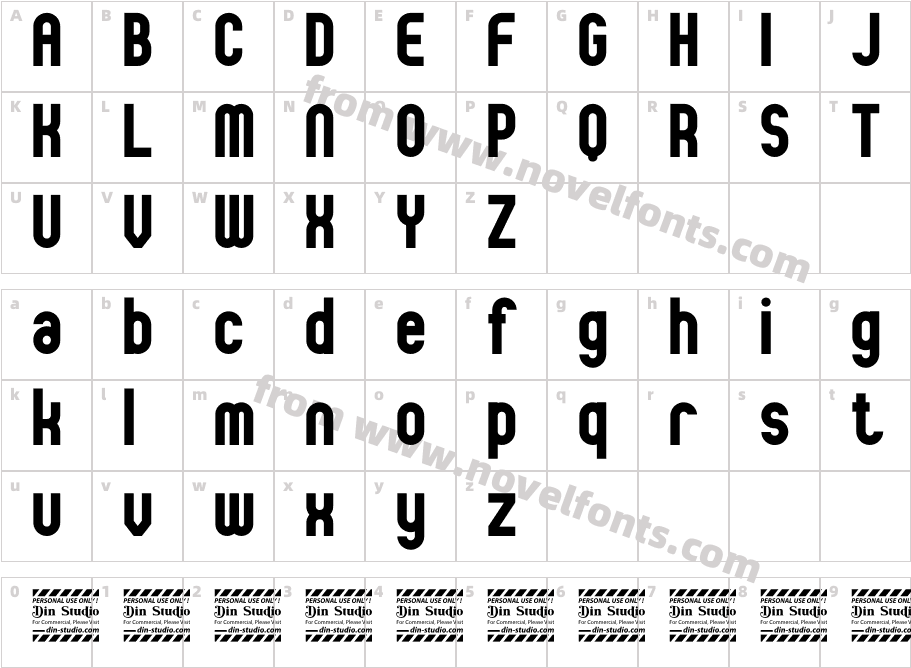 Netraly Personal UseCharacter Map