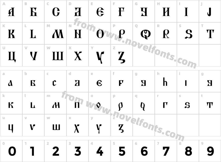 MiludalandCharacter Map