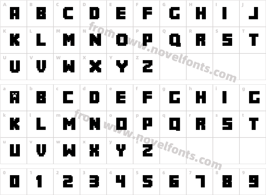 MinecrafterCharacter Map