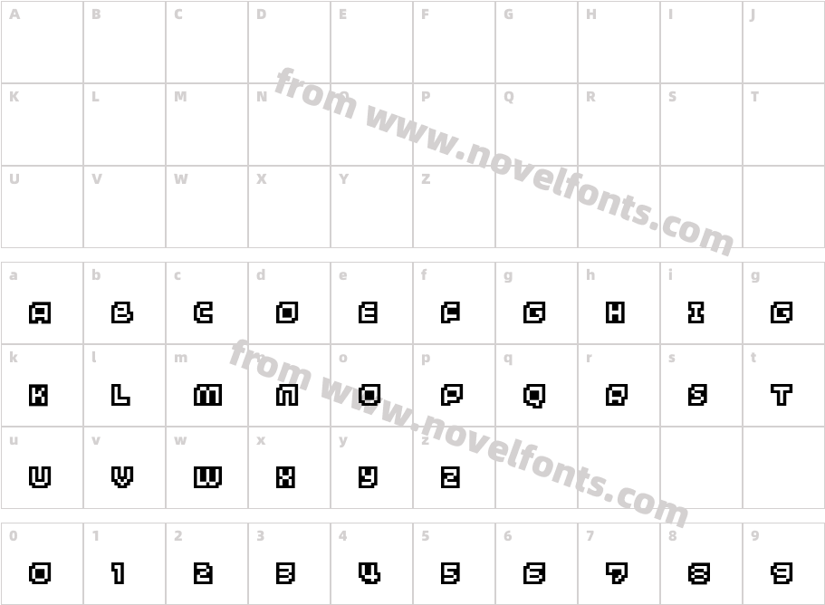 Minimum +1Character Map